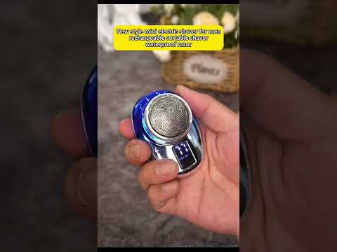 Mini Electric Shaver for Man, Portable Shaving Machine for Man, Pocket Size Clean Shave Trimmer for Men, Foil Shaver for Men, Type-C Fast Charging, Wet and Dry Use for Outdoor, Home, Travel