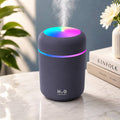 Desktop Humidifier | Mini USB Cool Mist Humidifier with LED Light Quiet Air Moisturizer (Pack of 1) (300 ml)