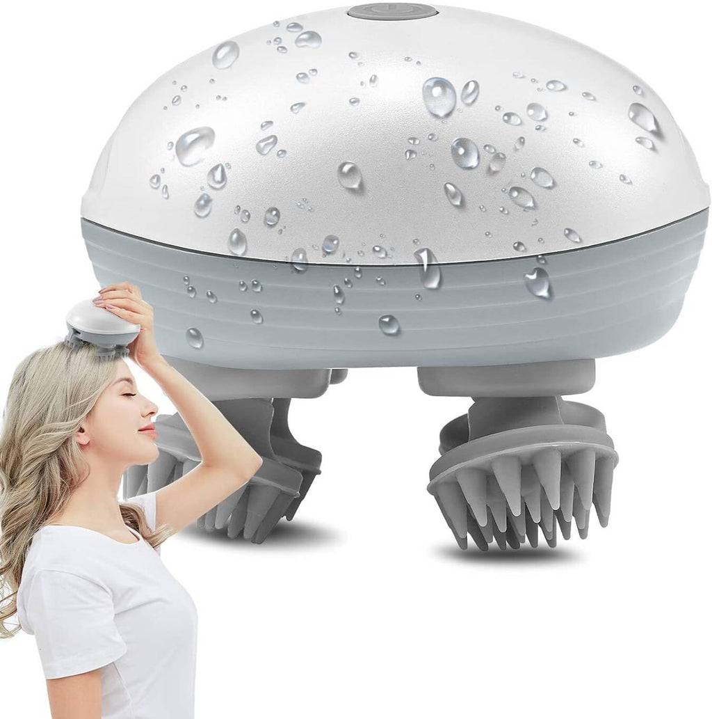 Scalp Head Massager for Hair Growth Revive Scalp Massager With 96 Silicon Kneading Points with Detachable Heads Scalp Body & Head Massager -